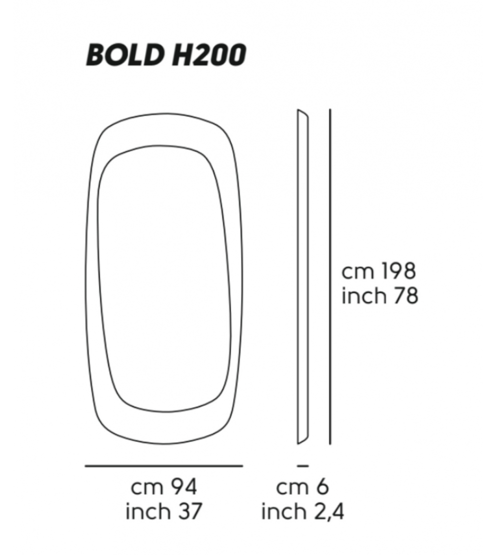 Bold H200 Spiegel - Midj