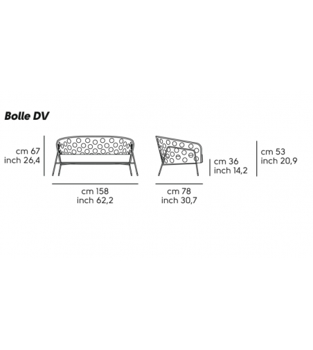 Sofa Bolle DV M TS - Midj