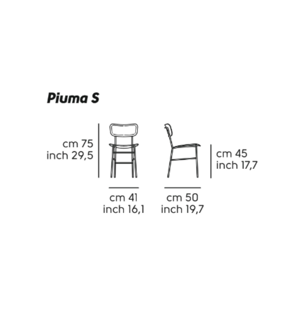 Chaise Piuma S M TS - Midj