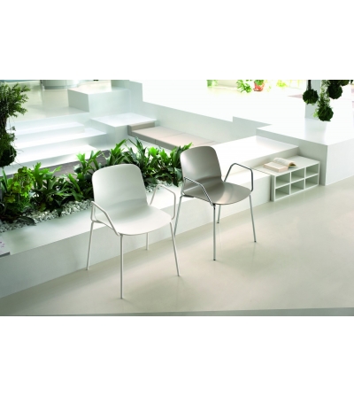 Poltroncina di Design per Ufficio in Restylon Liù Midj 2