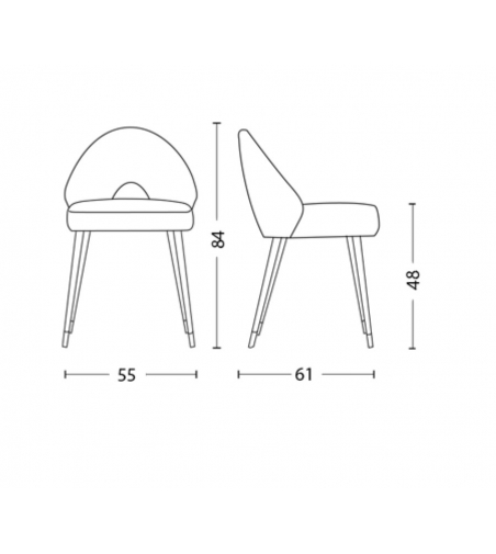 Diana F Chair - Colico