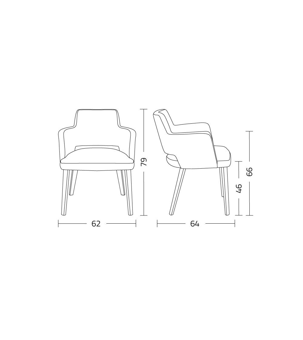 Fauteuil Grace P Lux - Colico