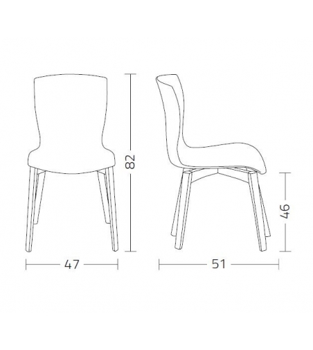Chaise Rap W - Colico