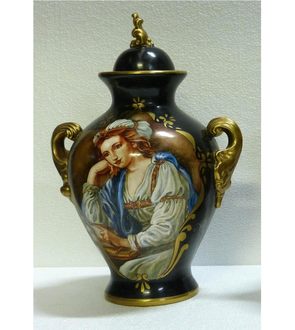 Potiche-Vase aus Keramik Batignani Ceramiche