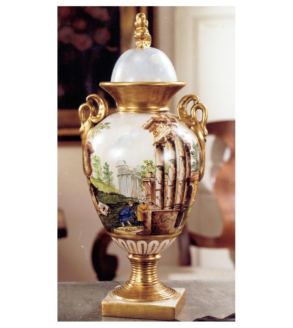 Vase Classique en Céramique Batignani Ceramiche