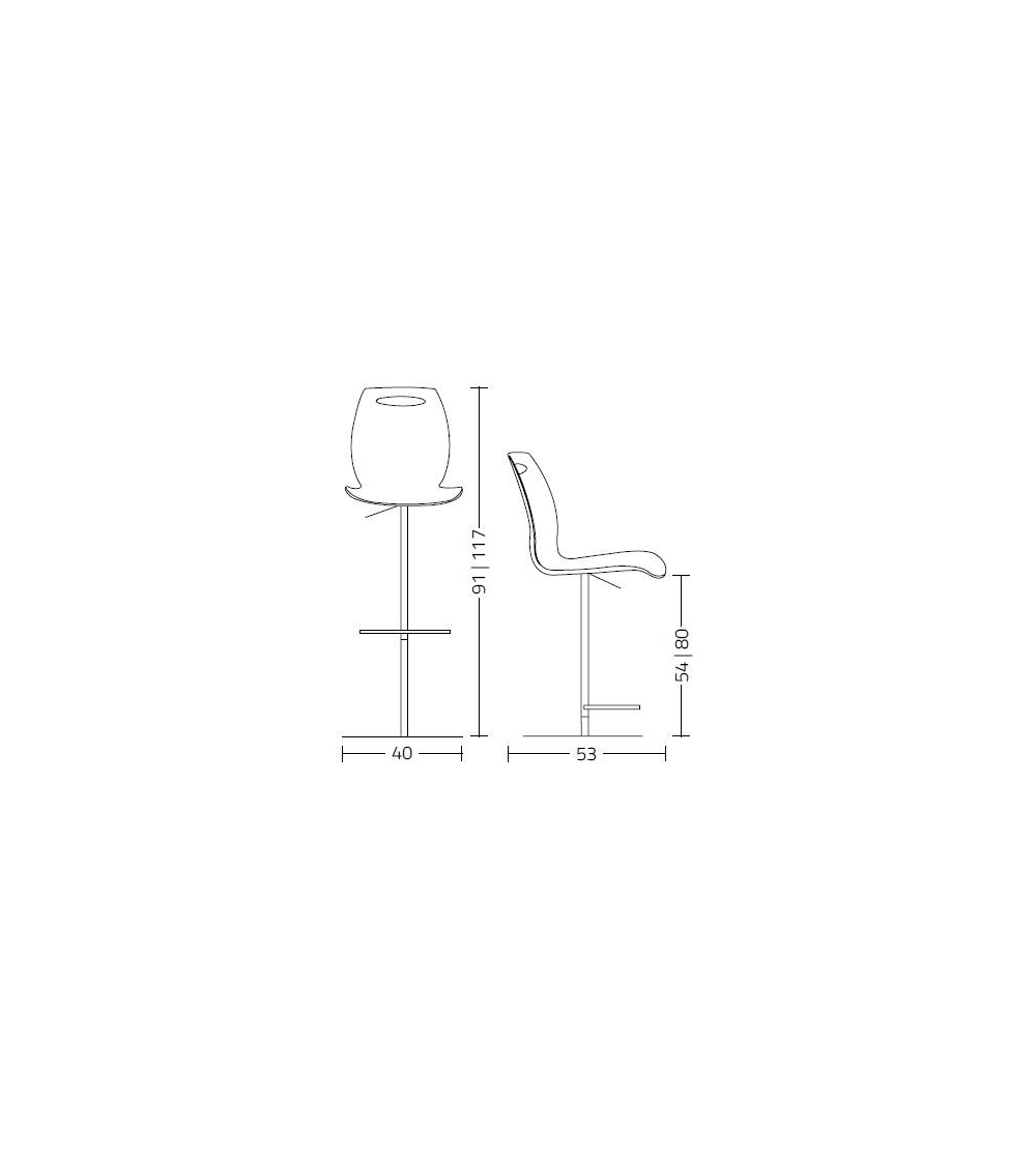 Bip SS Hocker - Colico