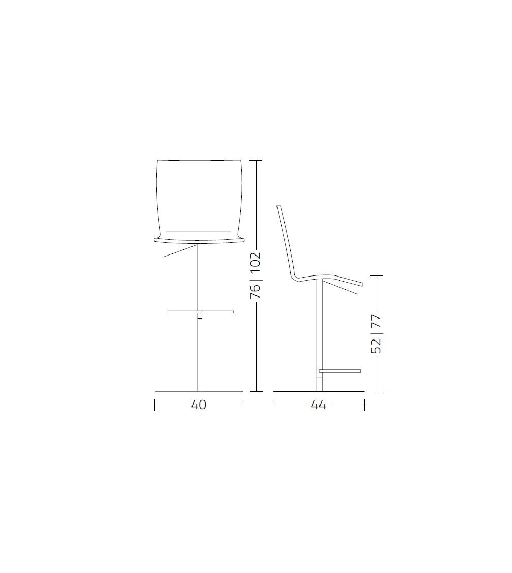 Hip SS Stool - Colico