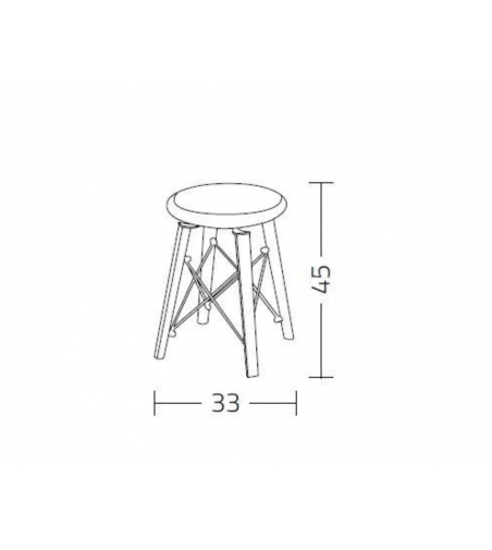 Lot 2 Tabourets Jack Jr - Colico