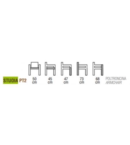 Fauteuil Stuoia PT2  - Ambiance Italia
