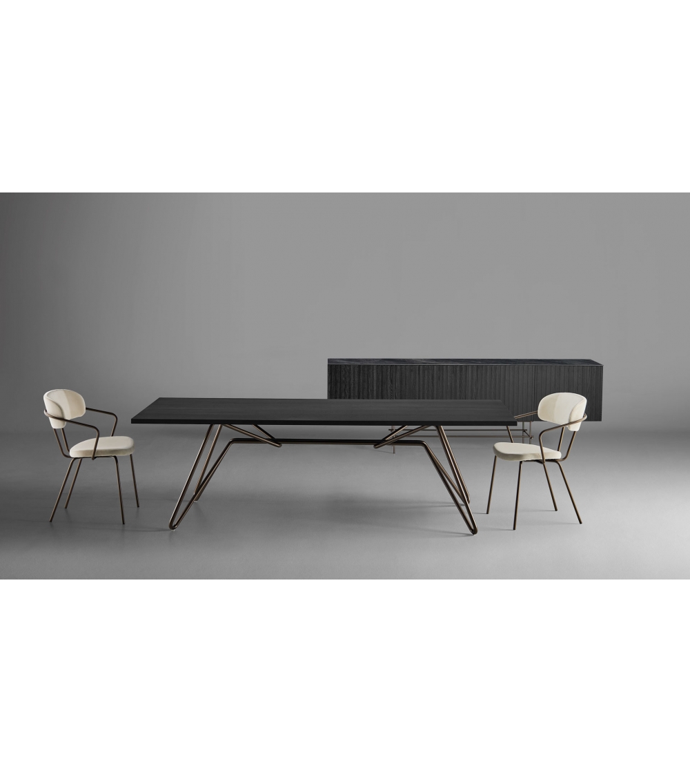 Italo Wood Top Table - Colico