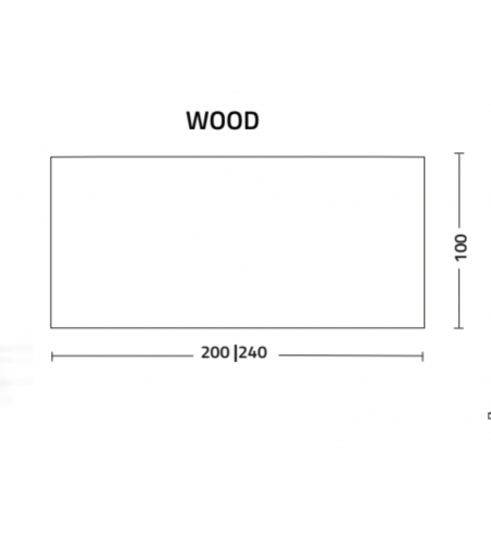 Mesa Italo Wood Top - Colico