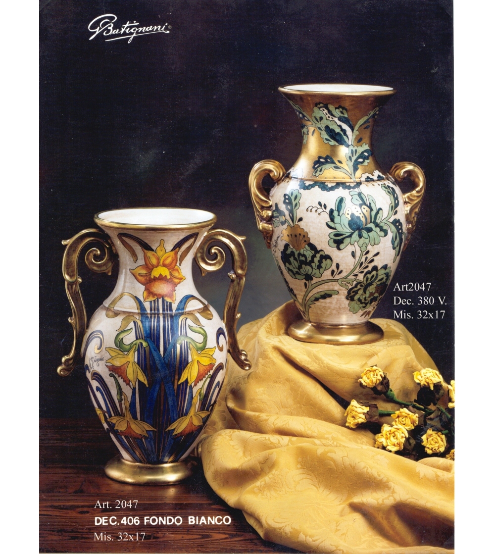 Jarrón de cerámica Made In Italy Batignani Ceramiche