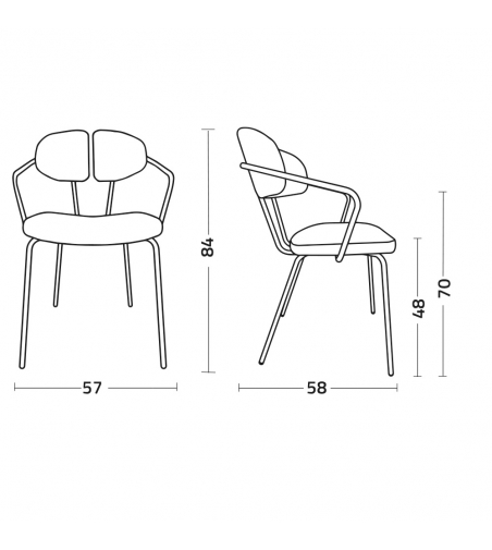 Chaise Brigitte P - Colico