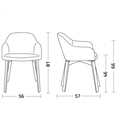 Silla Meghan P W - Colico