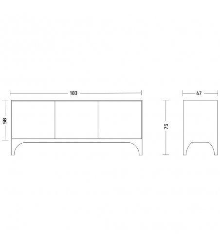Sideboard Cargo Low - Colico