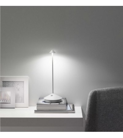 Lampada Da Tavolo Ricaricabile Pina Pro - Zafferano 2