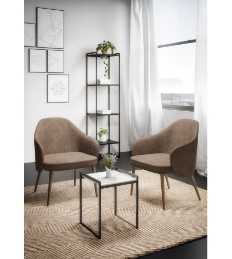 Ambiance Italia - Quadra L1 Einzel-Bücherregal