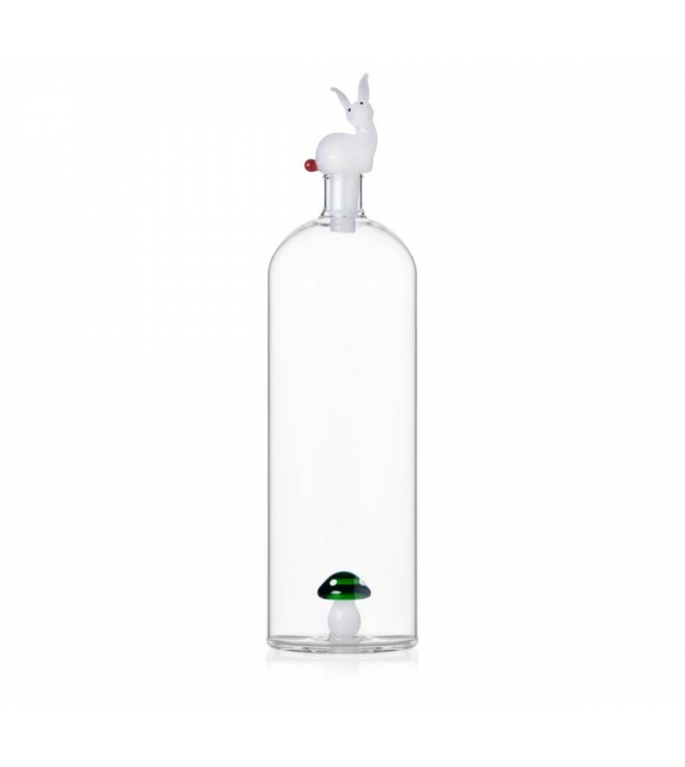 Alice Green Mushroom White Rabbit Bottle - Ichendorf