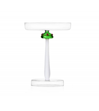 Soporte Para Postres Seta Verde Puntos Rojos Alice -...