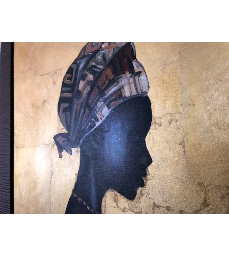 Gemälde eines Meisters von Lia Calamia Werk Regina d'Africa