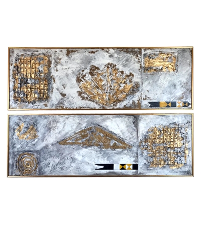 Quadro d'Autore di Lia Calamia opera Castore e Polluce