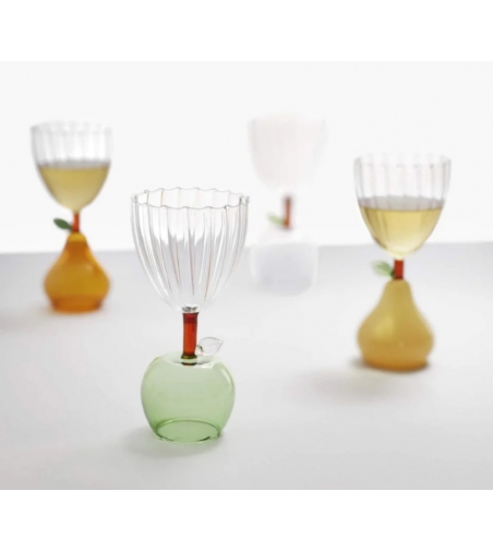 Fruit & Flowers Apple Stem Glass - Ichendorf