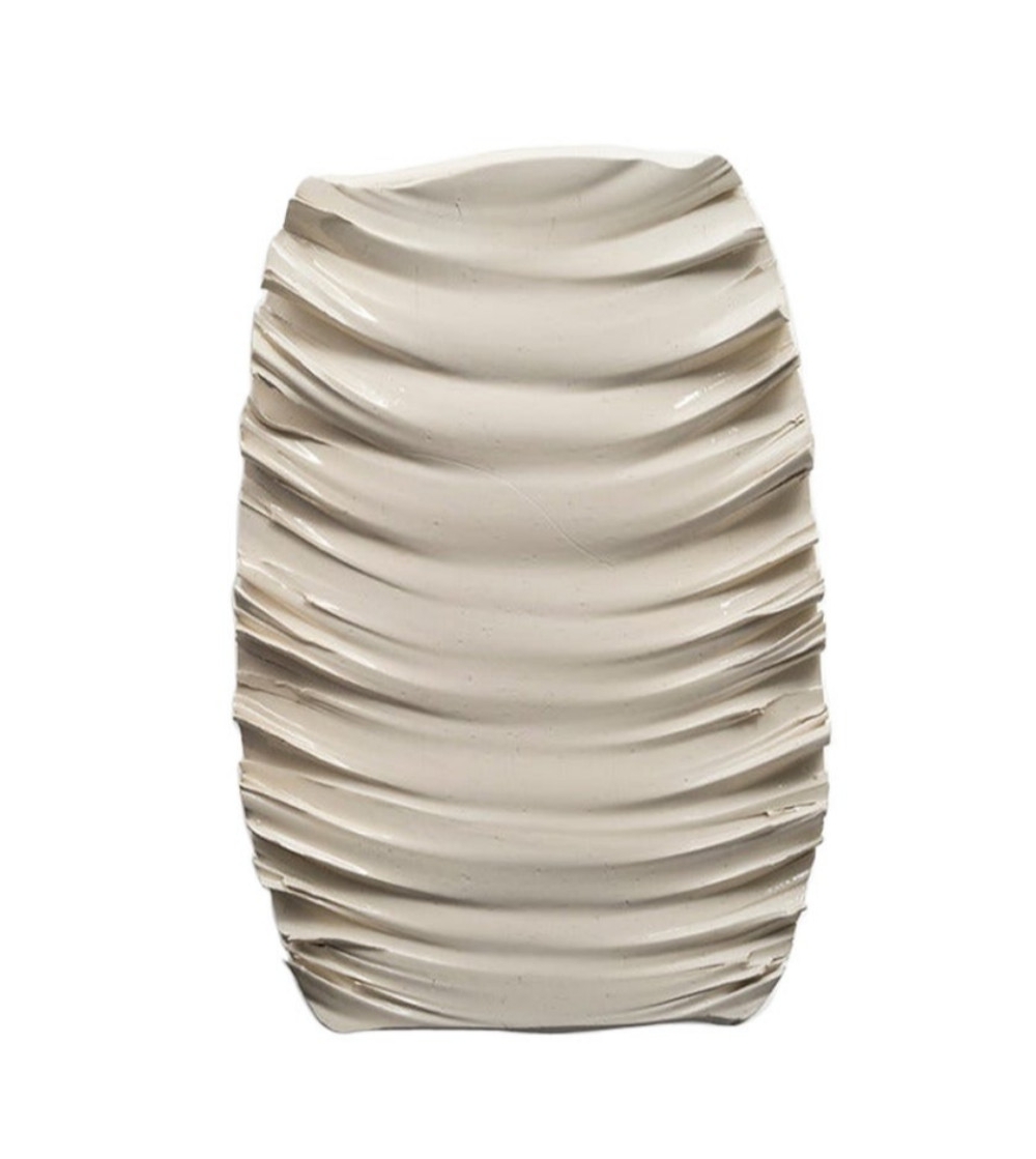 Aldo Londi Weiße Gravierte Platte - Bitossi Ceramiche