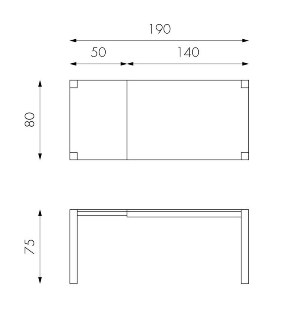 Mesa Extensible Wood - Stones