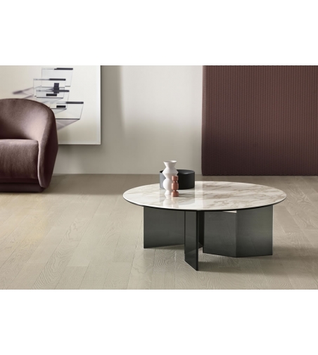 Couchtisch Metropolis mit Keramik Tischplatte Tonelli