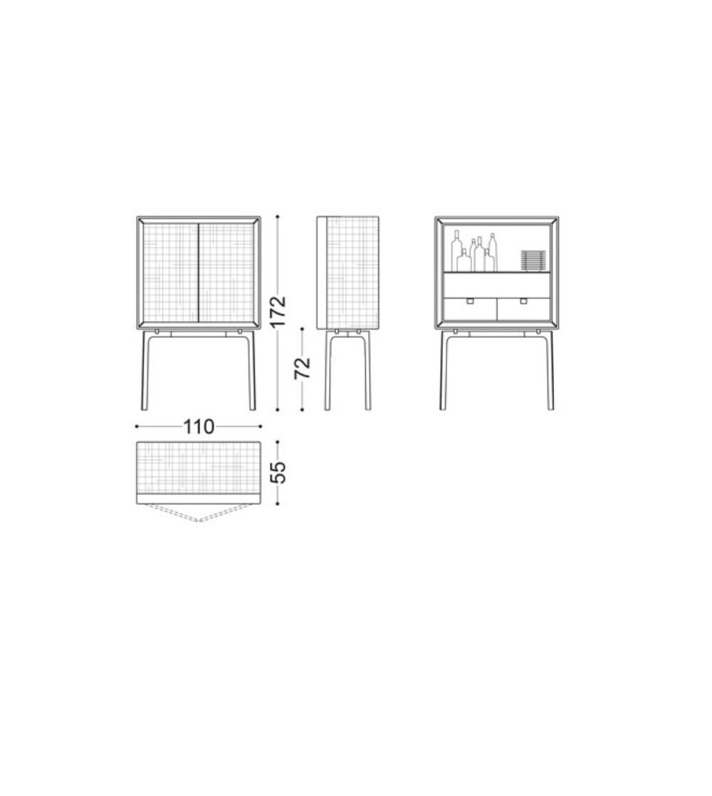 Mobile Bar Zoe - Ceppi