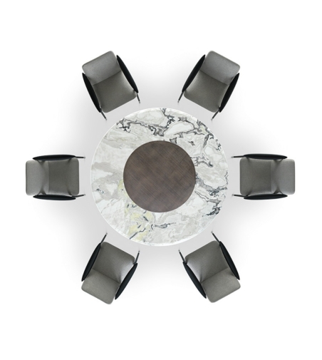 Geo Round Table With Lazy Susan - Ceppi