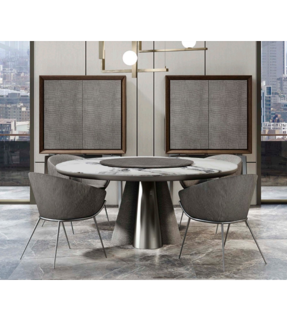 Geo Round Table With Lazy Susan - Ceppi