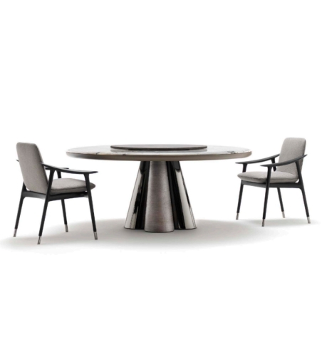 Geo Round Table With Lazy Susan - Ceppi