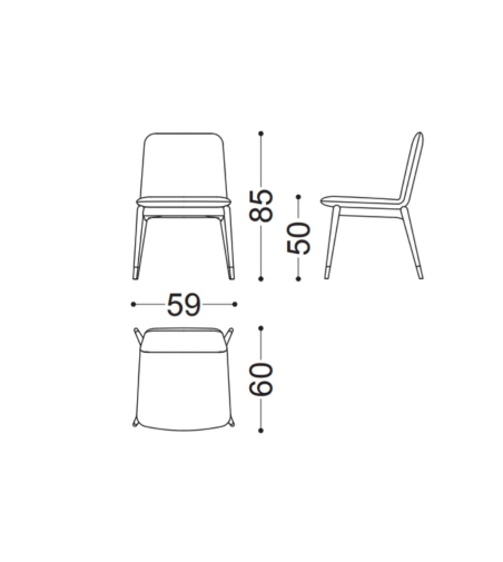 Chaise Gaia - Ceppi