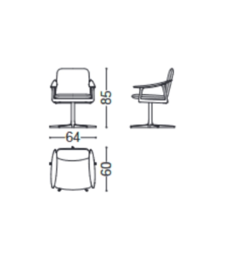 Silla Oficina Gaia - Ceppi