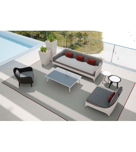 Tappeto Collezione Outdoor con motivo bouclè - CPRN HOMOOD