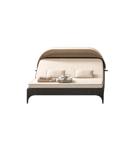 Lettino Prendisole Biposto con veliera solare - CPRN HOMOOD