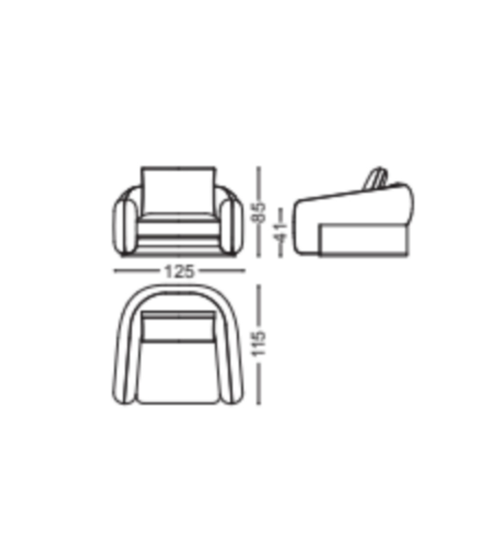 Fauteuil Megan - Ceppi