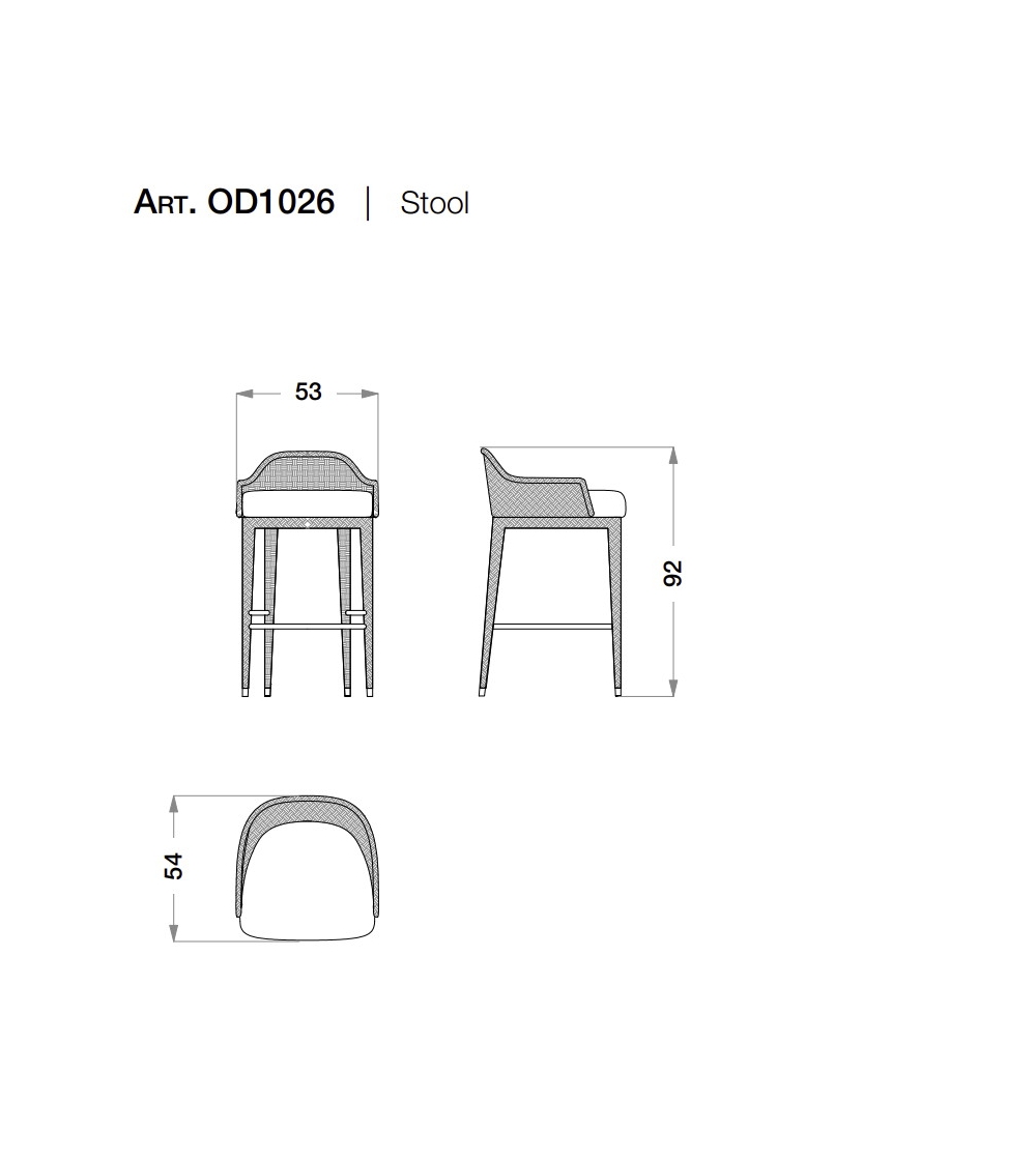 CPRN HOMOOD - Outdoor Kollektion Hocker