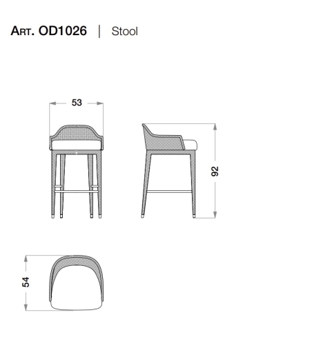 Sgabello Collezione Outdoor - CPRN HOMOOD