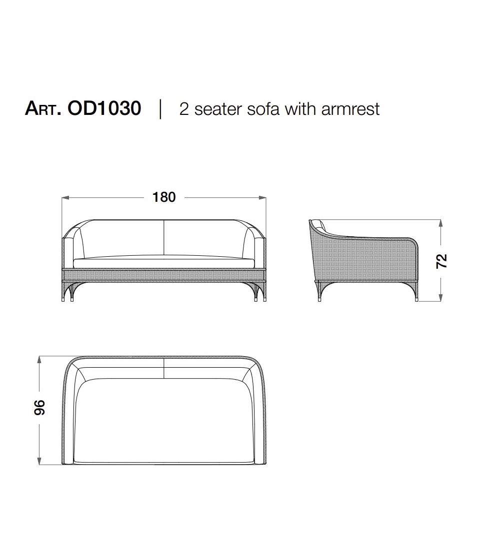 CPRN HOMOOD - Outdoor Kollektion Sofa...