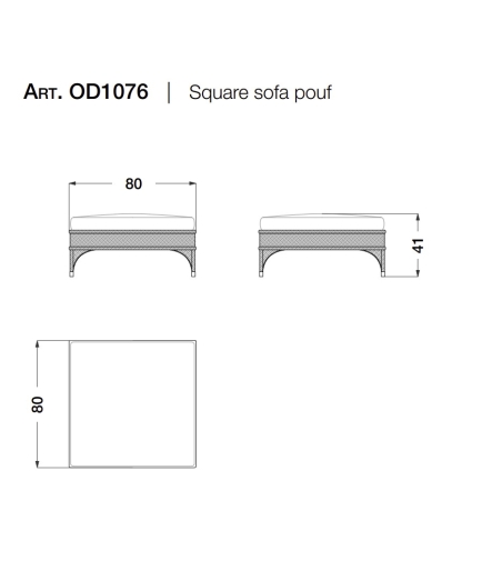 CPRN HOMOOD - Outdoor Kollektion Modulares Sofa