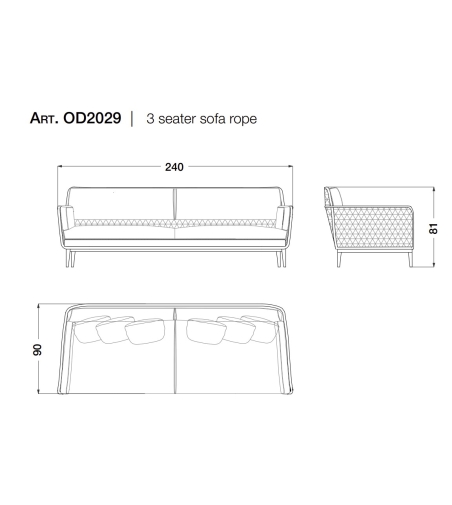 Sofá Colección Outdoor - CPRN HOMOOD