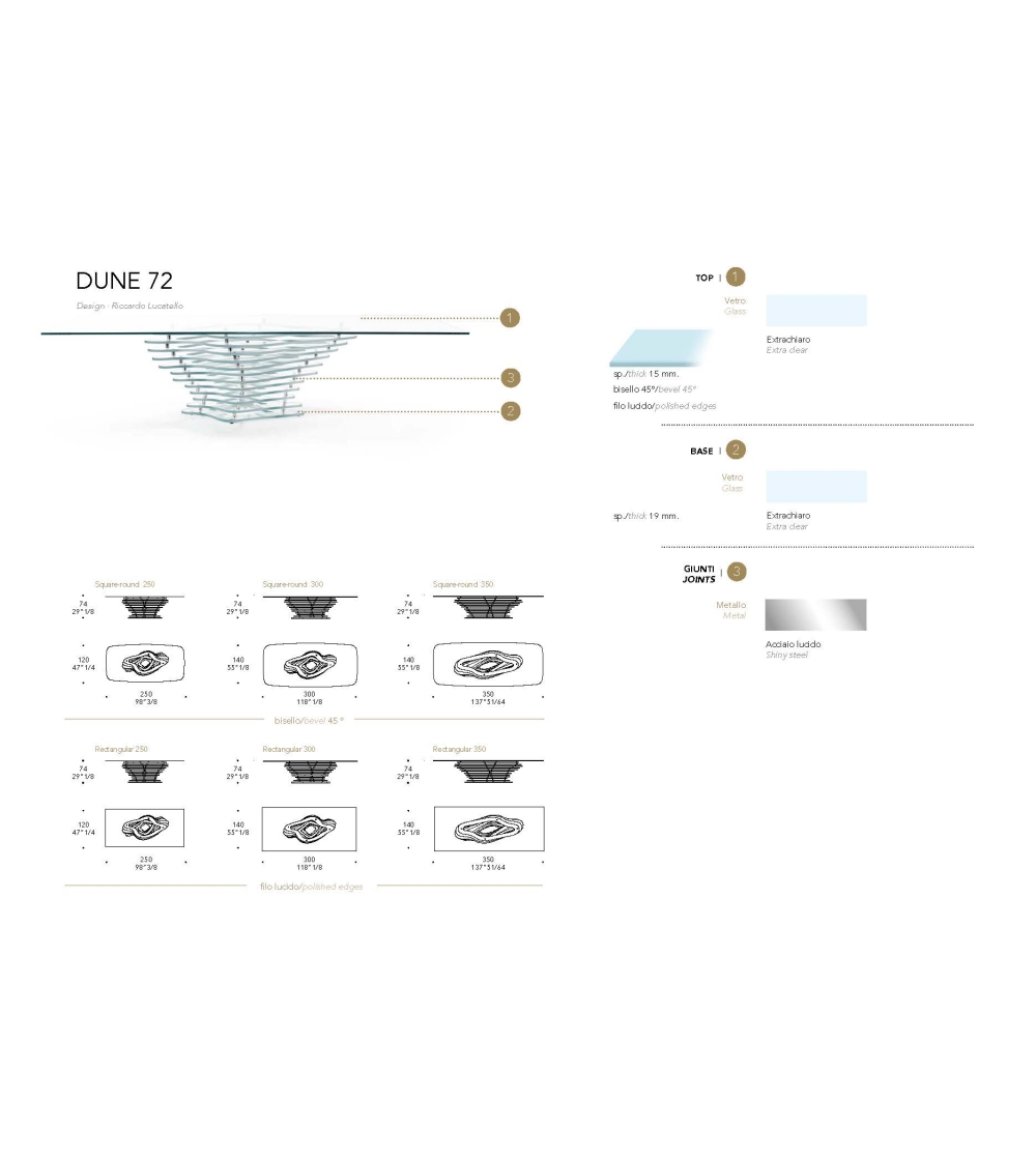 Table Dune 72 - Reflex