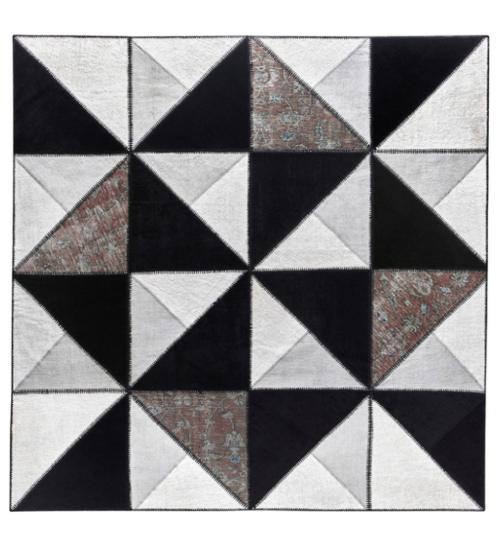 Patchwork Belen Square Carpet - Sitap