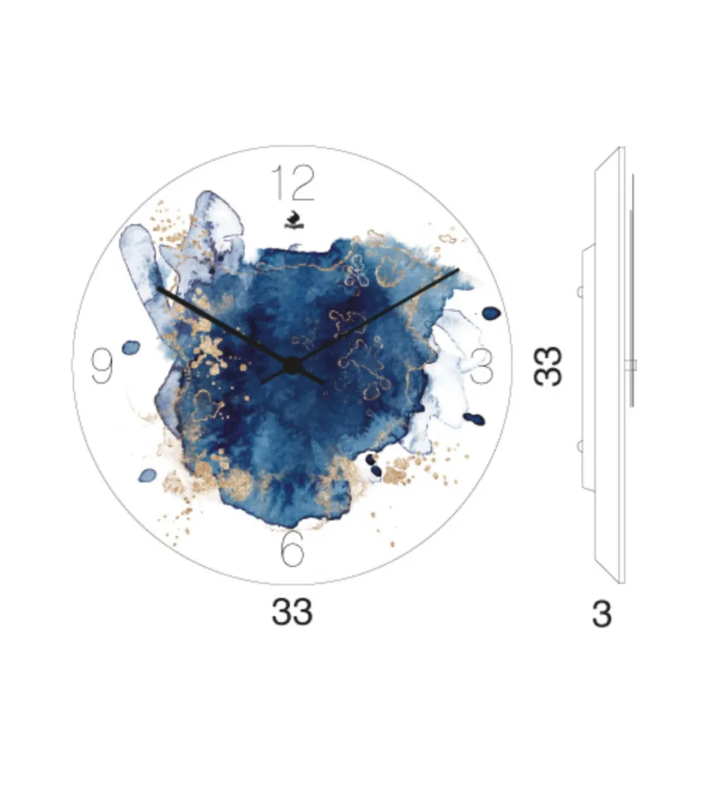 Reloj De Pared Orolo_Gino Grande 2610...