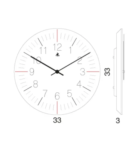 Horloge Murale Orolo_Gino Grand 2611 - Progetti