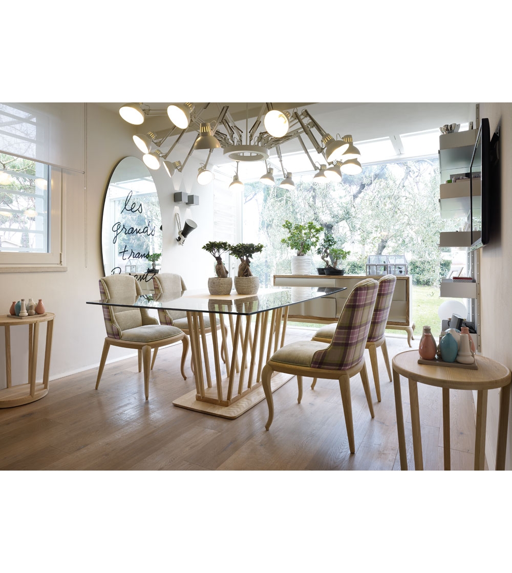 Volpi Darrel Chair with Curved Legs