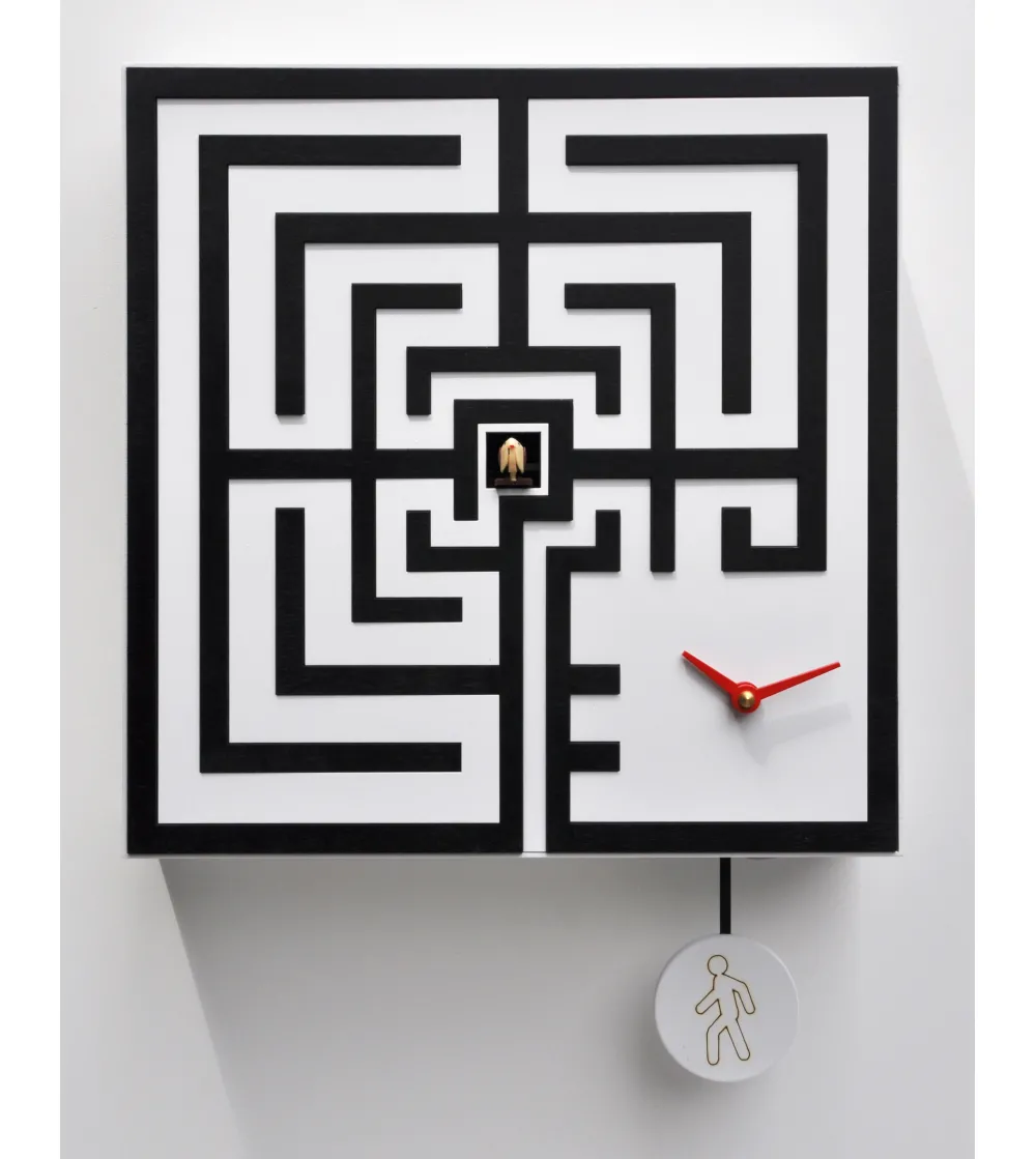 Horloge Coucou Avec Pendule Labyrinthe  - Pirondini