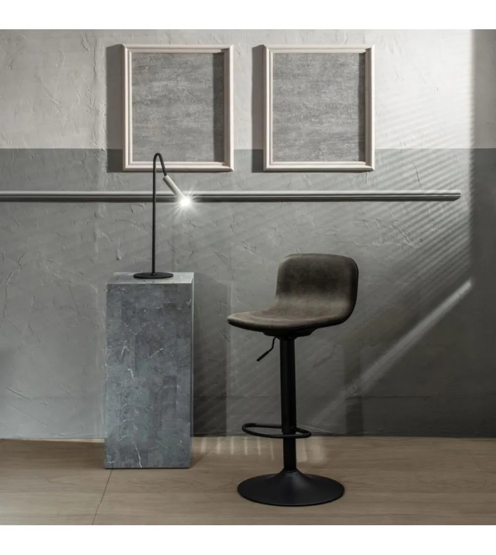 Ensemble de 2 Tabourets Teo Gris...